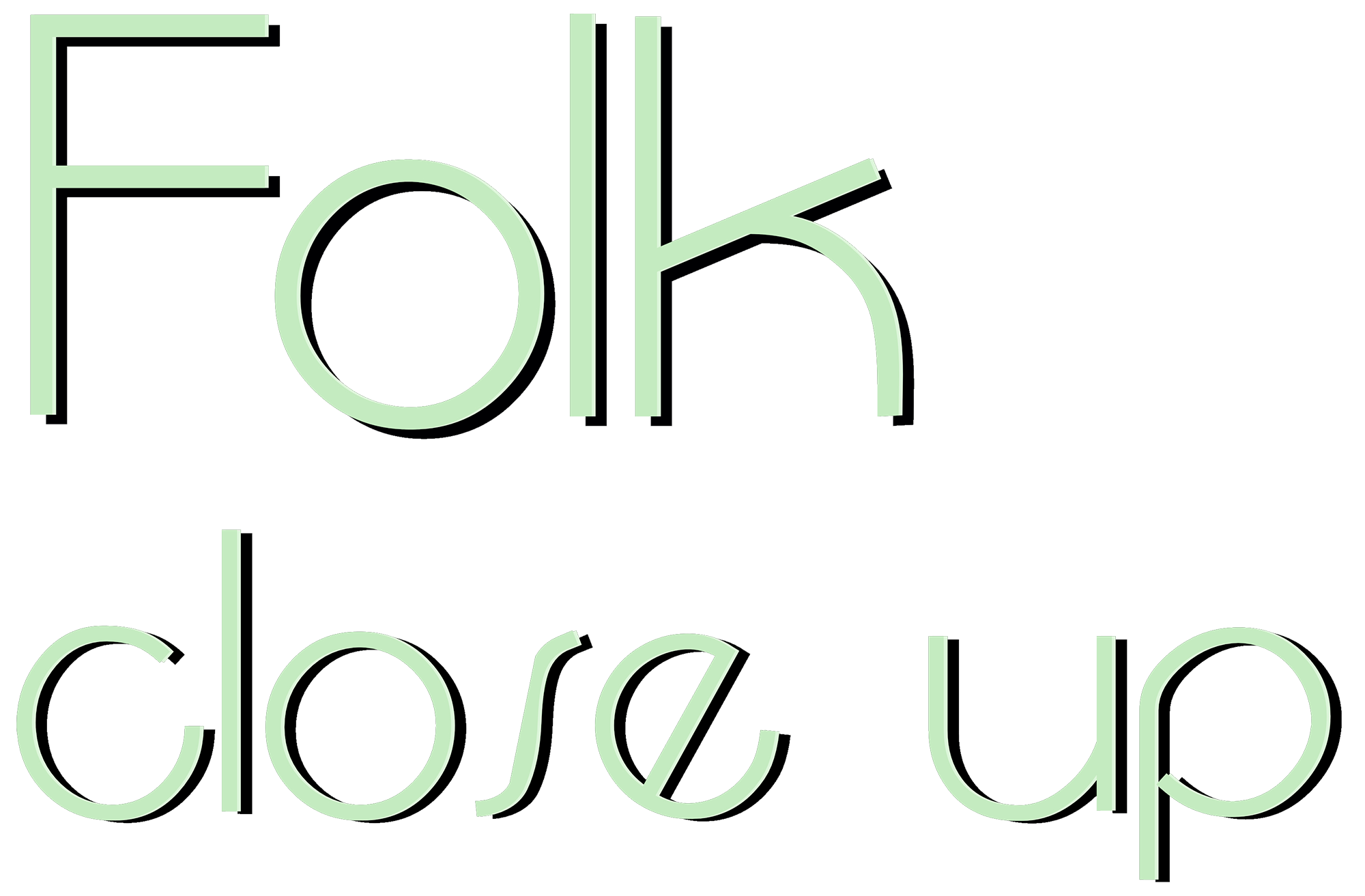 Claus Jahn, Folk close up, Logo
